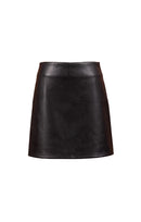 Academy Vegan Leather Mini Skirt