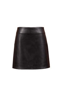 Academy Vegan Leather Mini Skirt