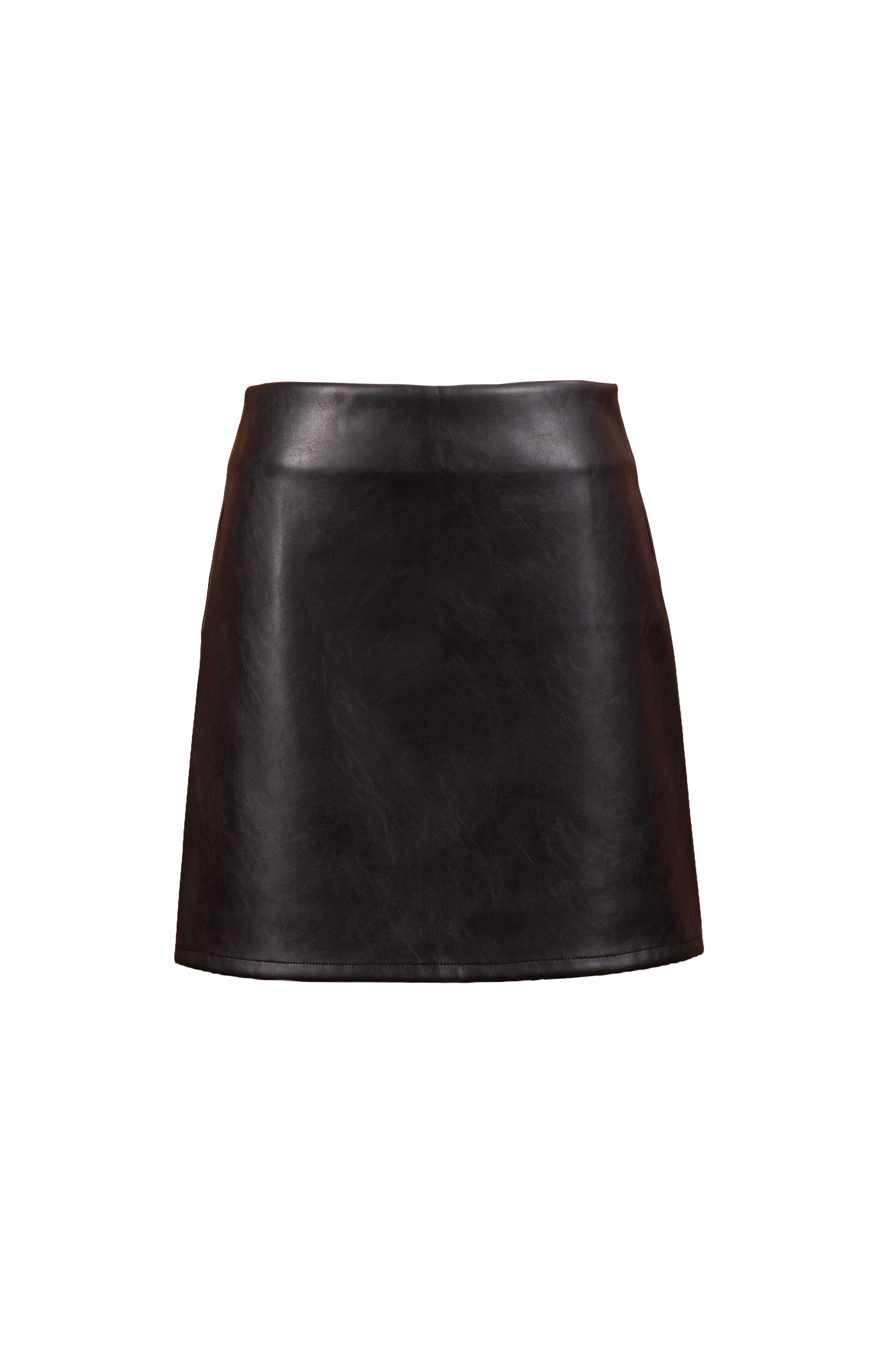 Academy Vegan Leather Mini Skirt