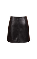Academy Vegan Leather Mini Skirt