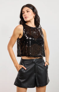 Encore Sequin Shell Top