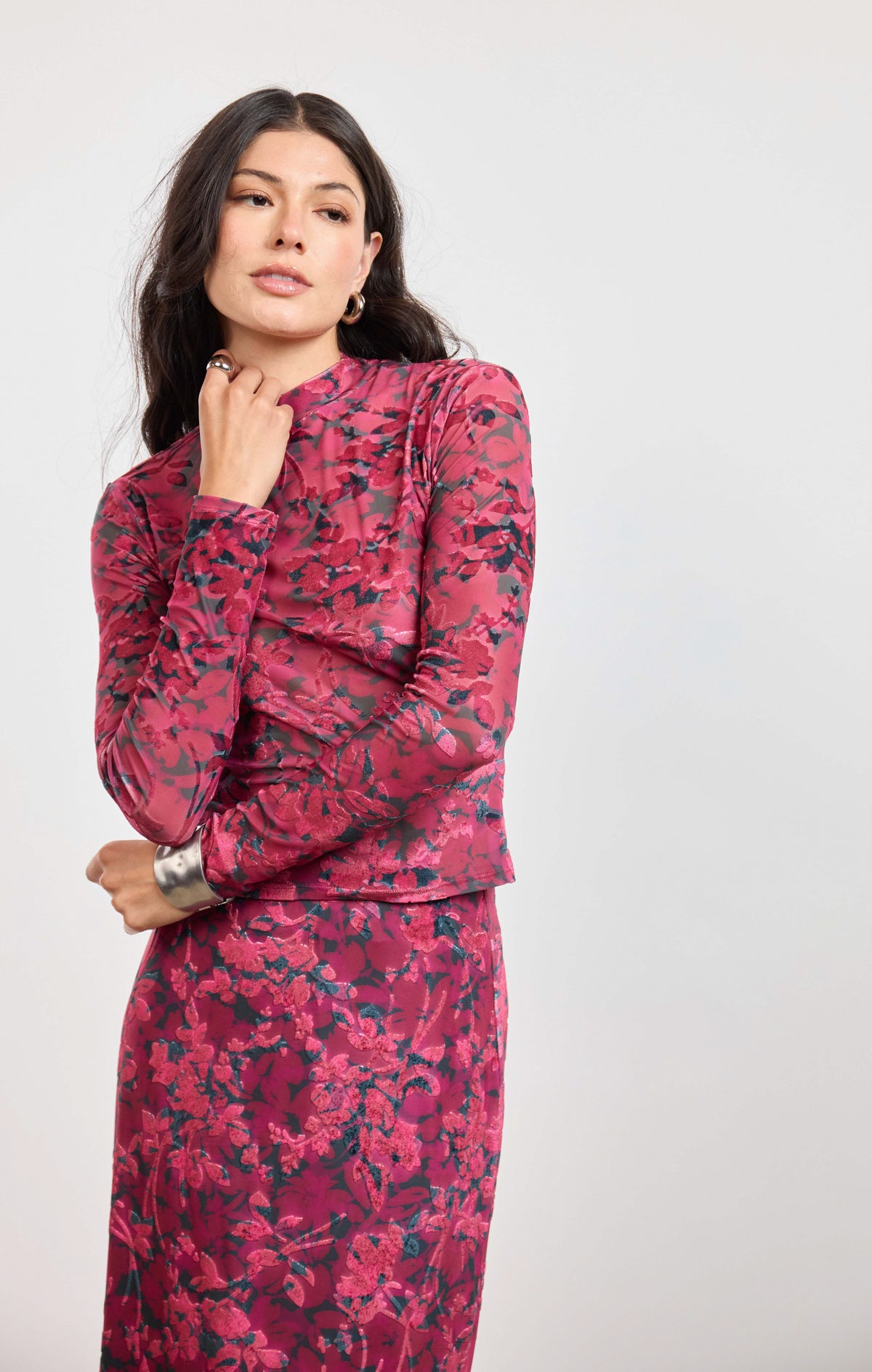 Velvet Rebellion Mock Neck
