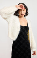 Brandy Feather Cardigan
