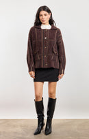 Lola Plaid Sweater Jacket
