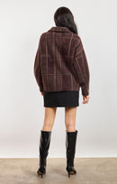Lola Plaid Sweater Jacket