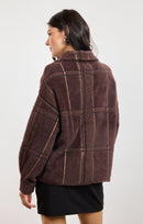Lola Plaid Sweater Jacket