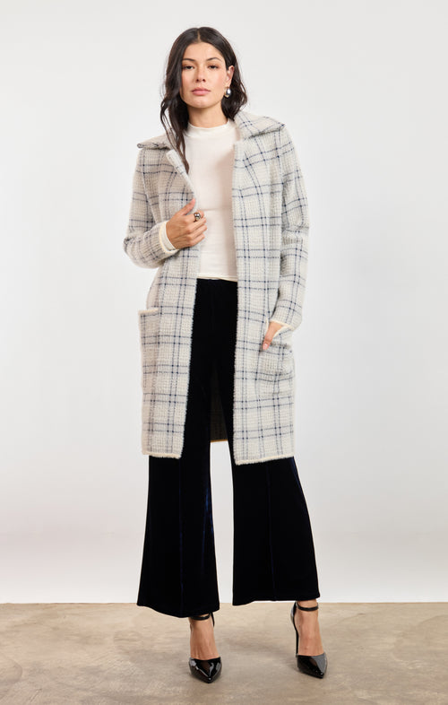 Marlo Plaid Coat